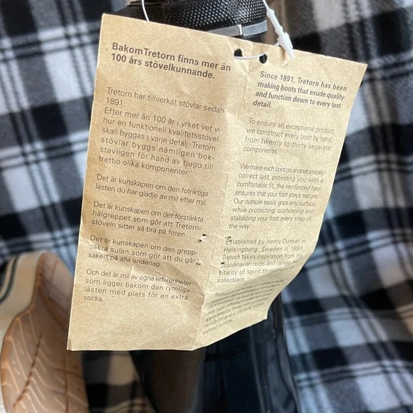 Tretorn Glossy Black Boots - Picture 3 of 4